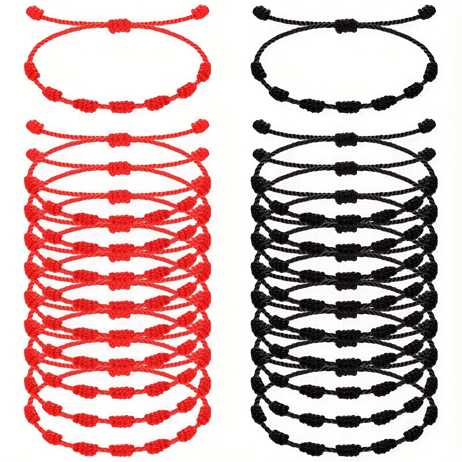 Red String Adjustable Necklace Diy Pendants Diy Jewelry - Temu