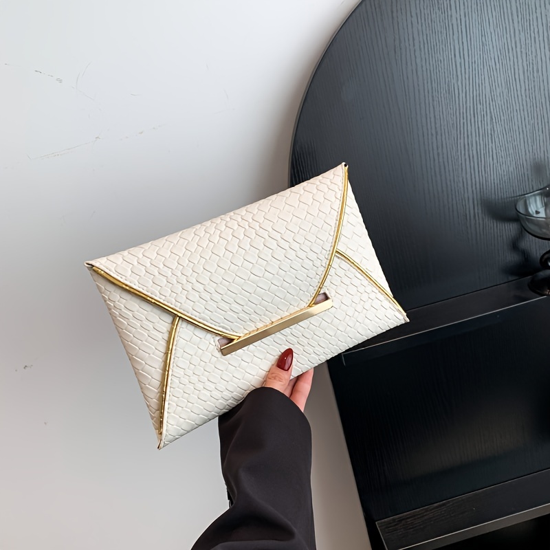 White envelope clutch clearance bag