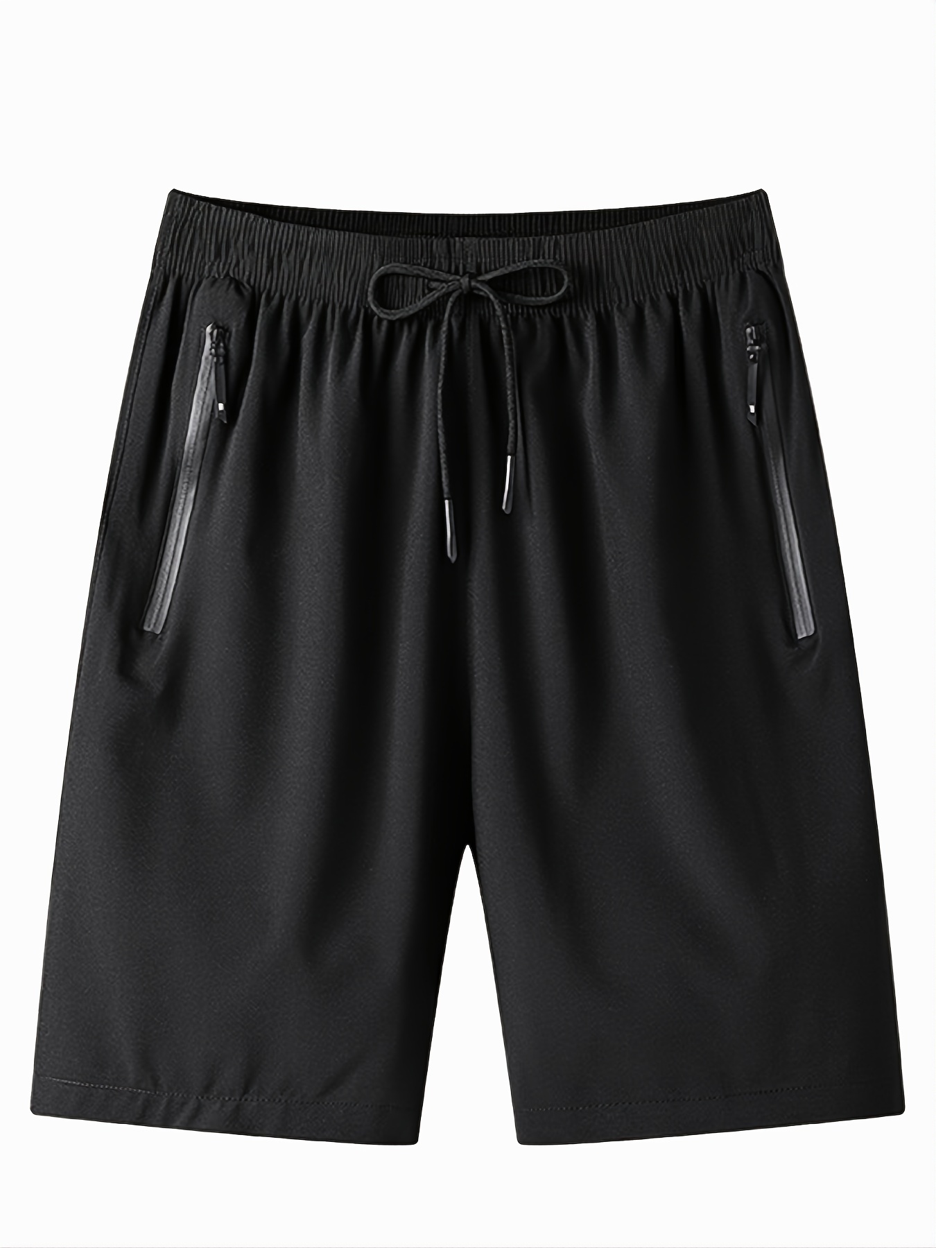 Mens black shorts with best sale zip pockets