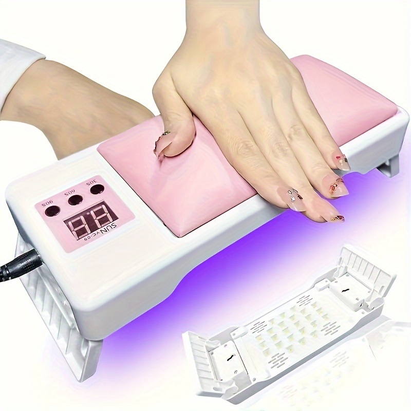 Amazon.com: 72W LED UV Nail Dryer lamp, Gel Nail Polish Dryer Machine UV  Light, Curing Lamp Smart Auto-sensing with 30/60/99s Timer, LCD-Display :  Beauty & Personal Care