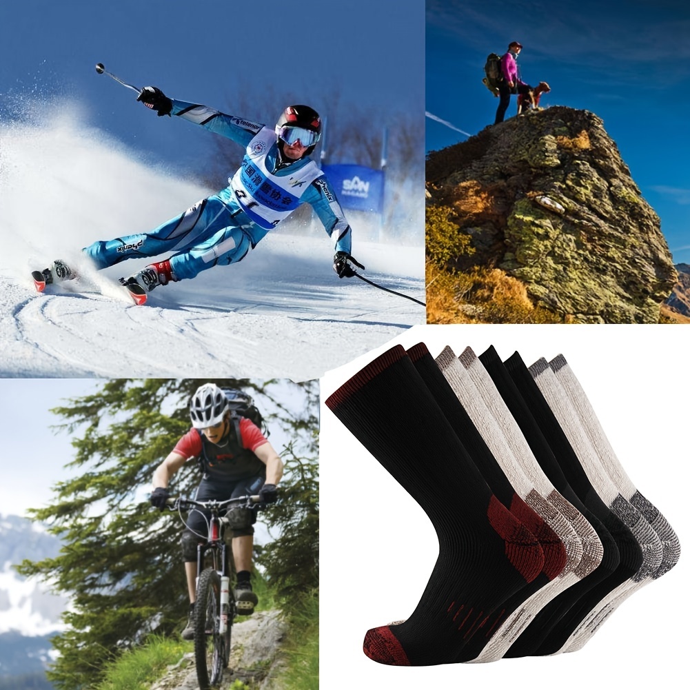 Chaussettes de ski chaudes en laine merinos Compétition