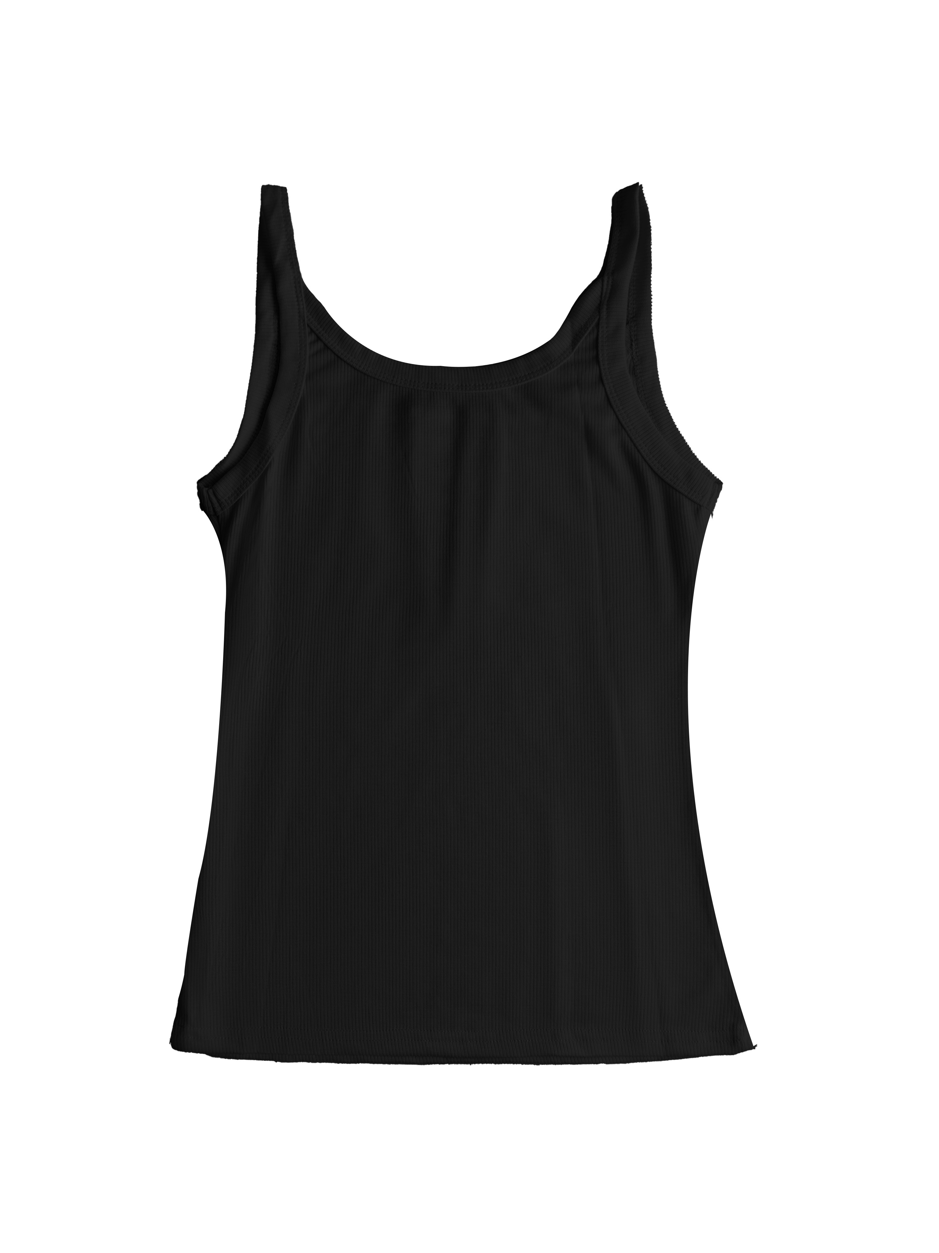 Button Front Ribbed Tank Top Casual Sleeveless Scoop Neck - Temu