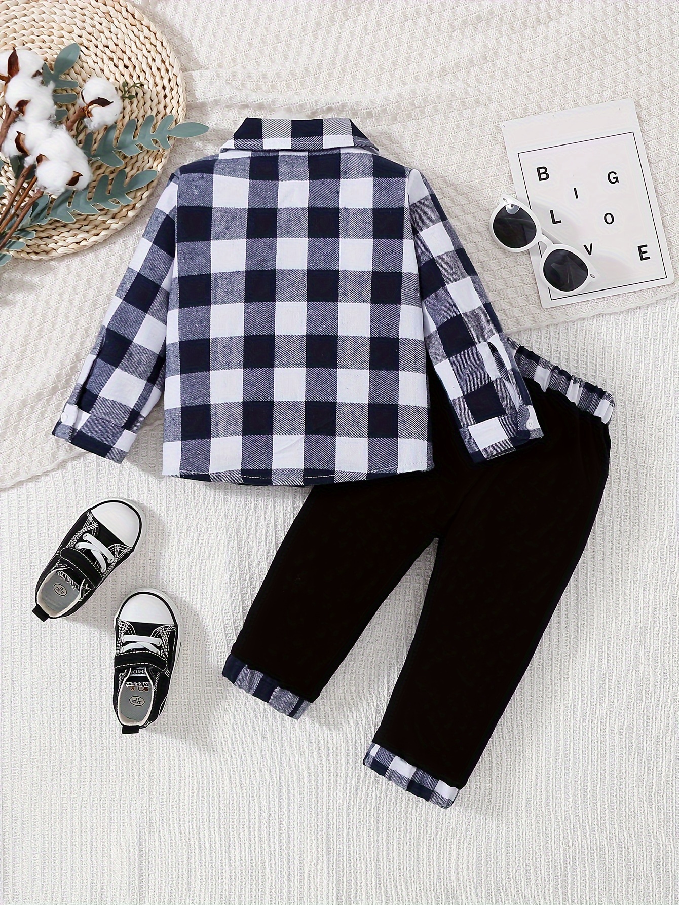 Little boy best sale plaid pants