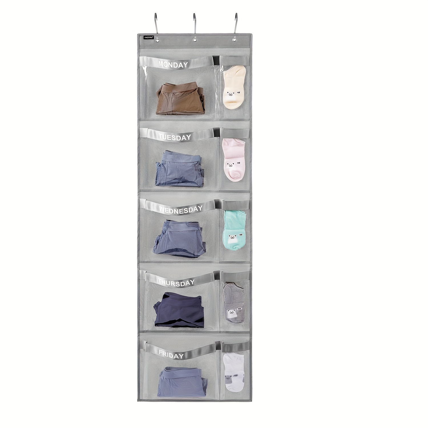 1pc double sided Socks Storage Hanging Bag Wardrobe - Temu