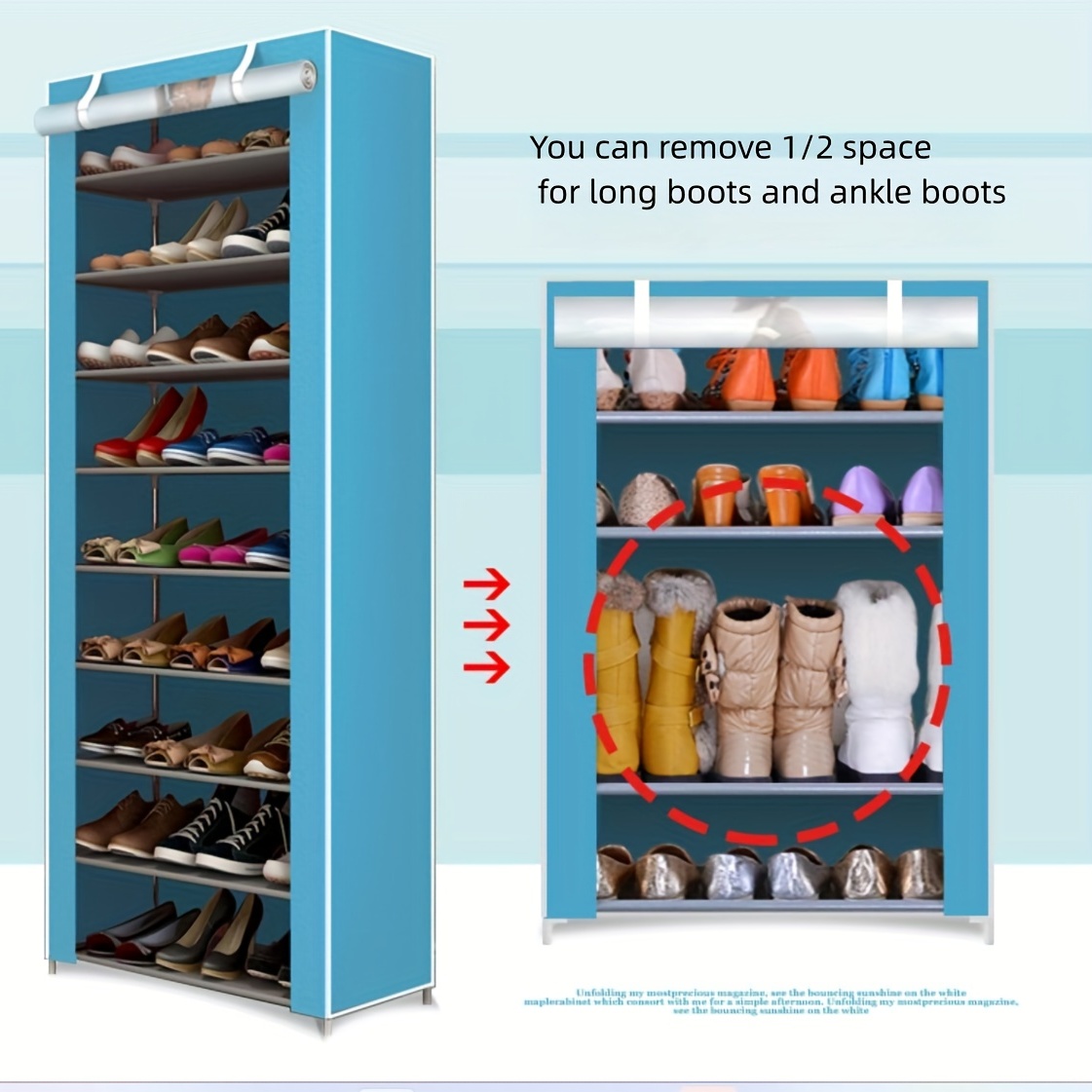 Modern Shoe Rack Minimalist Plain Multi-layer Shoe Storage Rack For Home