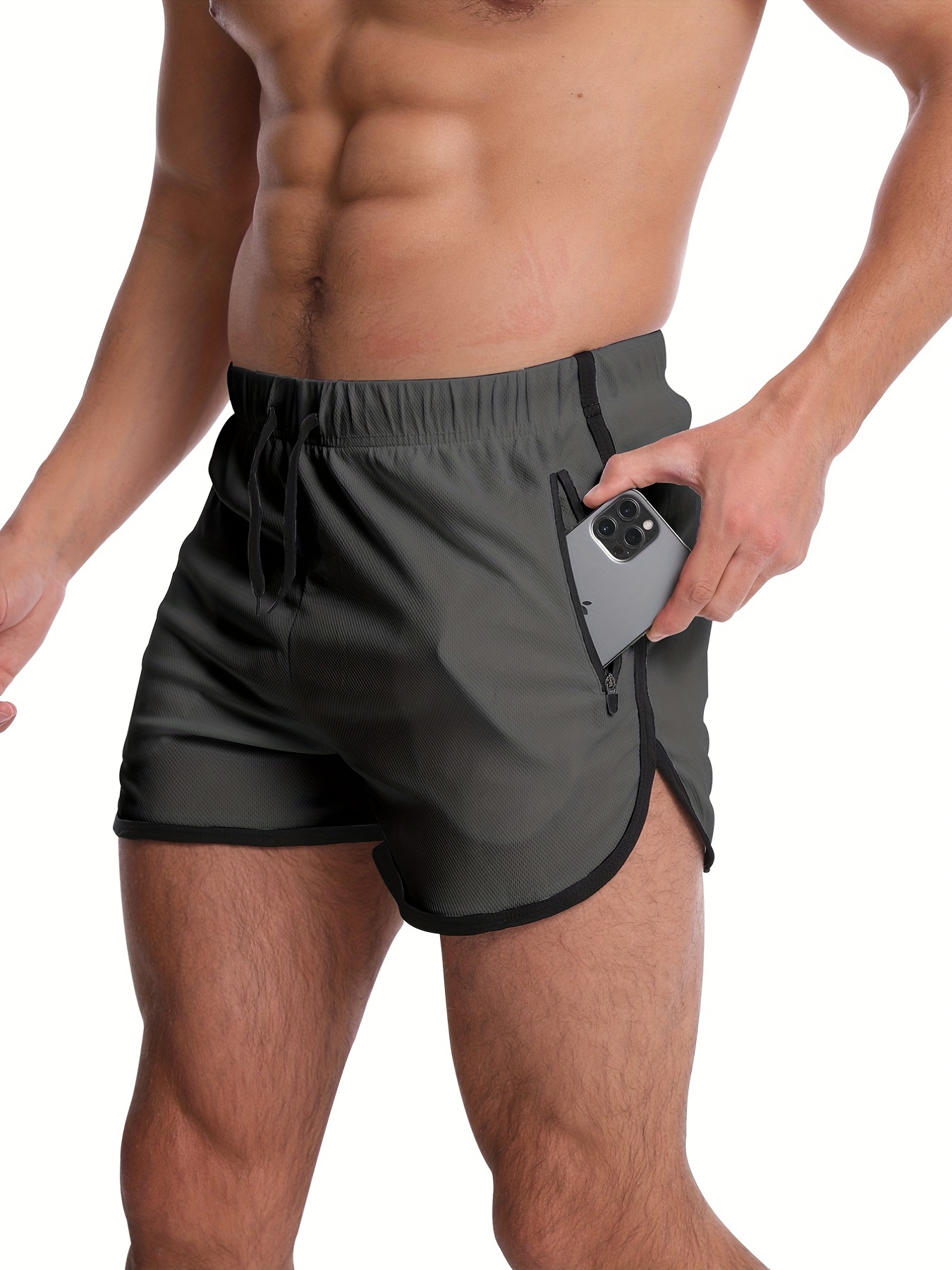 YWDJ Cute Athletic Shorts for Men Quick-drying Running Three