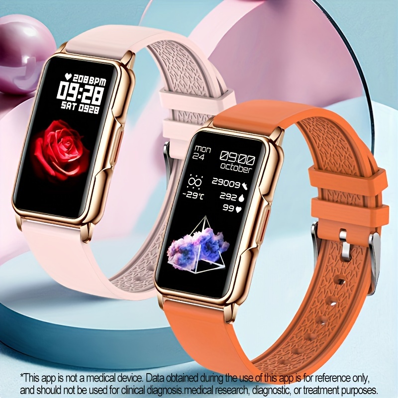 Reloj inteligente, Popglory Smartwatch con presión arterial, monitor de  oxígeno en sangre, rastreador de fitness con monitor de frecuencia  cardíaca