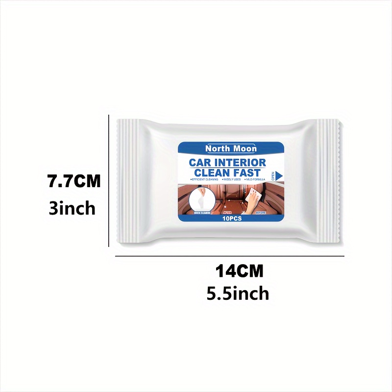 3in1 Car Leather And Seat Interior Cleaning Wipes Clean - Temu