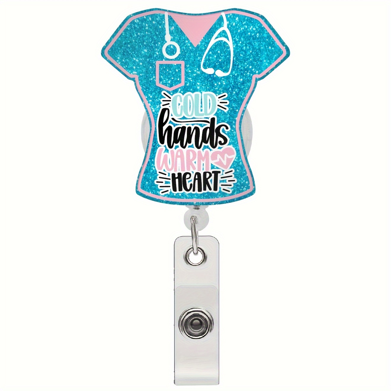  Retractable Badge Reel - Gnome Nurse/Medical Staff - Badge  Holder with Swivel Clip/Cute Badge/Nurse Badge/RT Badge/CNA/LPN : Office  Products