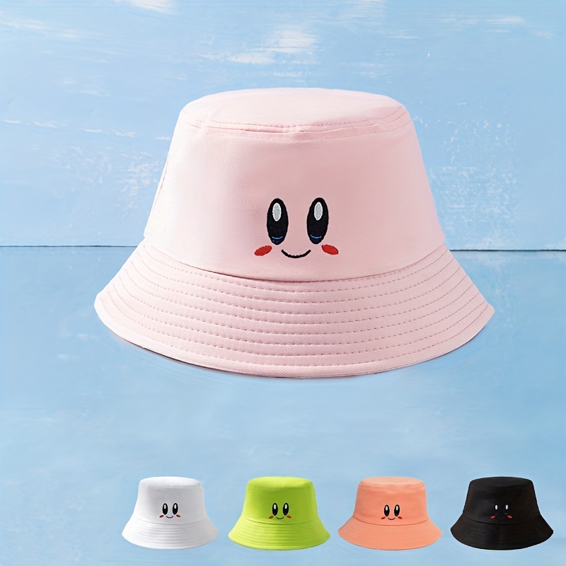 Solid Color Simple Fashion Unisex Bucket Hat Assorted Colors - Temu