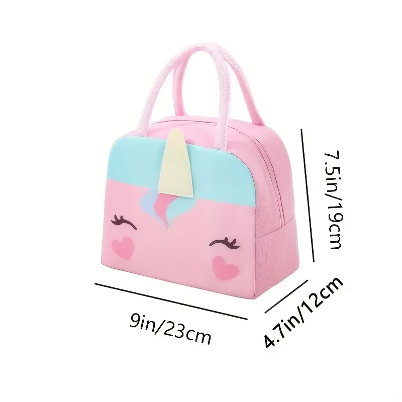 Insulated Lunch Box Storage Bag - Reusable Animal Printed Cooler Bag Handbag  For Office, School, Picnic, Beach, Outdoor Camping - Temu