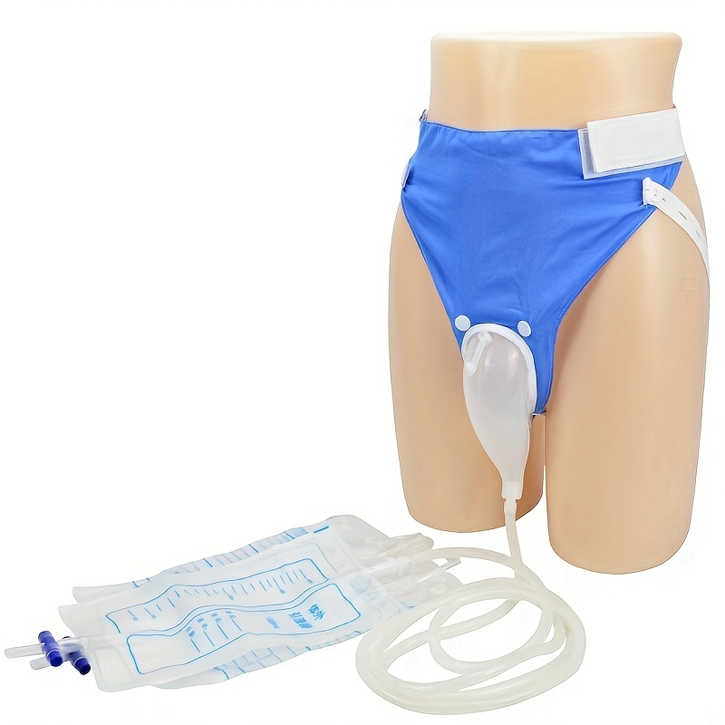 Silicone Connector Urine Collection Bag For Men, Elderly Bedridden Leak  Proof Device For Incontinence, Adult Urinary Catheter, Female Urine Bag