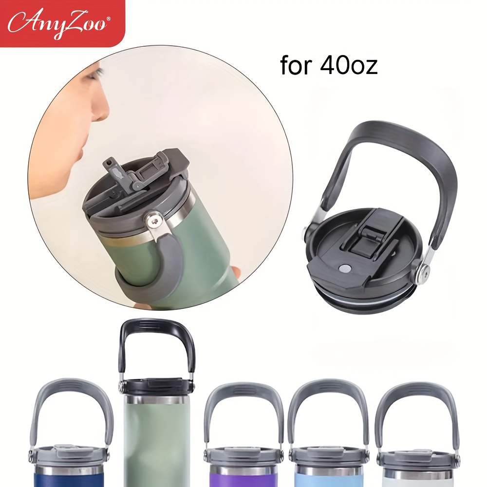 Anyzoo Water Bottle Lid With Handle, Leak-proof Lid, Water Bottle