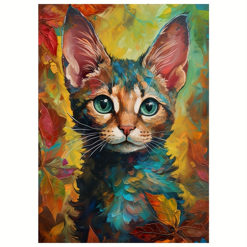 Puzzle In Legno A Forma Di Animale Con Gatto Colorato In Ceramica, Puzzle  Di Giocattoli Difficili, Puzzle In Legno A Forma Di Animale Irregolare,  Ottimo Regalo Per Le Vacanze Di Compleanno, Natale