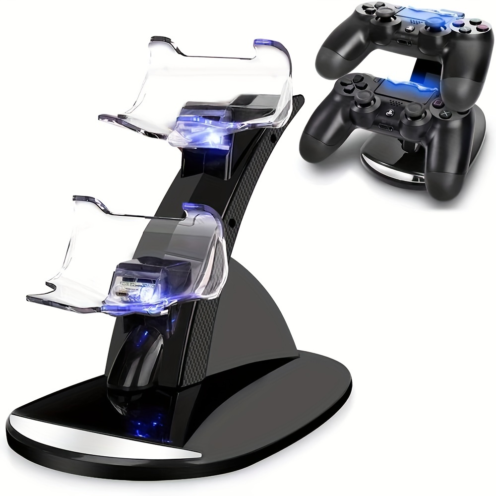 Chargeur Manette PS4, Station Charge Rapide Double Playstation 4