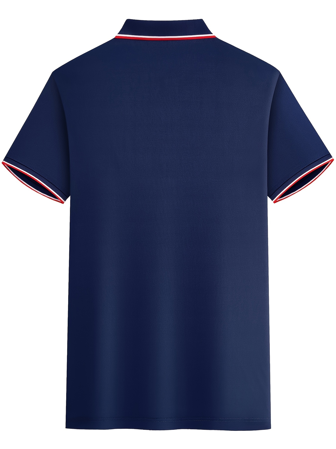 Camisa casual masculina de manga curta com lapela, camisa masculina com estilo de contraste para golfe de verão detalhes 20