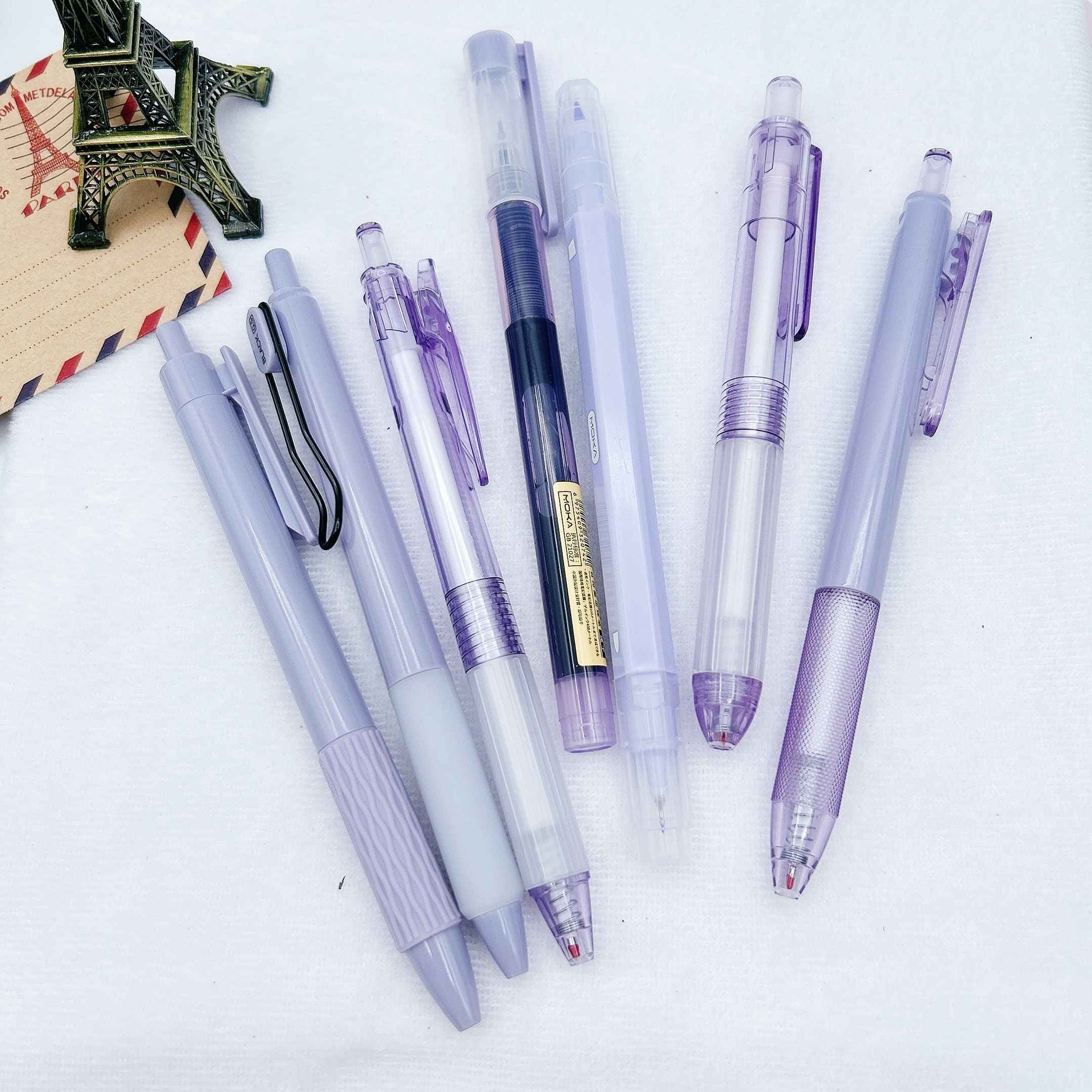 Muji gel pen, 0.5mm purple version