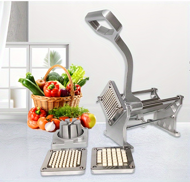 1pc french fry cutter fruit cutter vegetable cutter potato slicer vegetable chopper onion chopper food chopper kitchen stuff kitchen gadgets kitchen accessories details 0