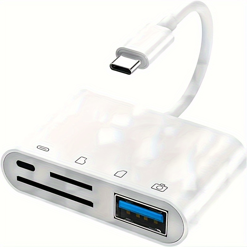 Lettore Schede 4 In 1 Usb C A Sd/tf/micro Sd Adattatore - Temu Italy