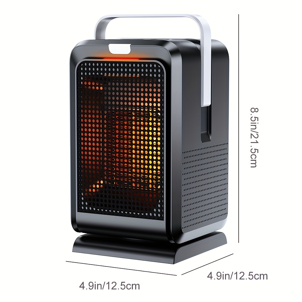 Portable Electric Heaters For Indoor Use, Quiet Ptc Ceramic Heating With  Thermostat, Safety Protection, Dumping Shutdown, Remote For Office, School,  Home Bedroom, Thanksgiving Gifts, Valentine's Day Gifts, Birthday Gifts -  Temu