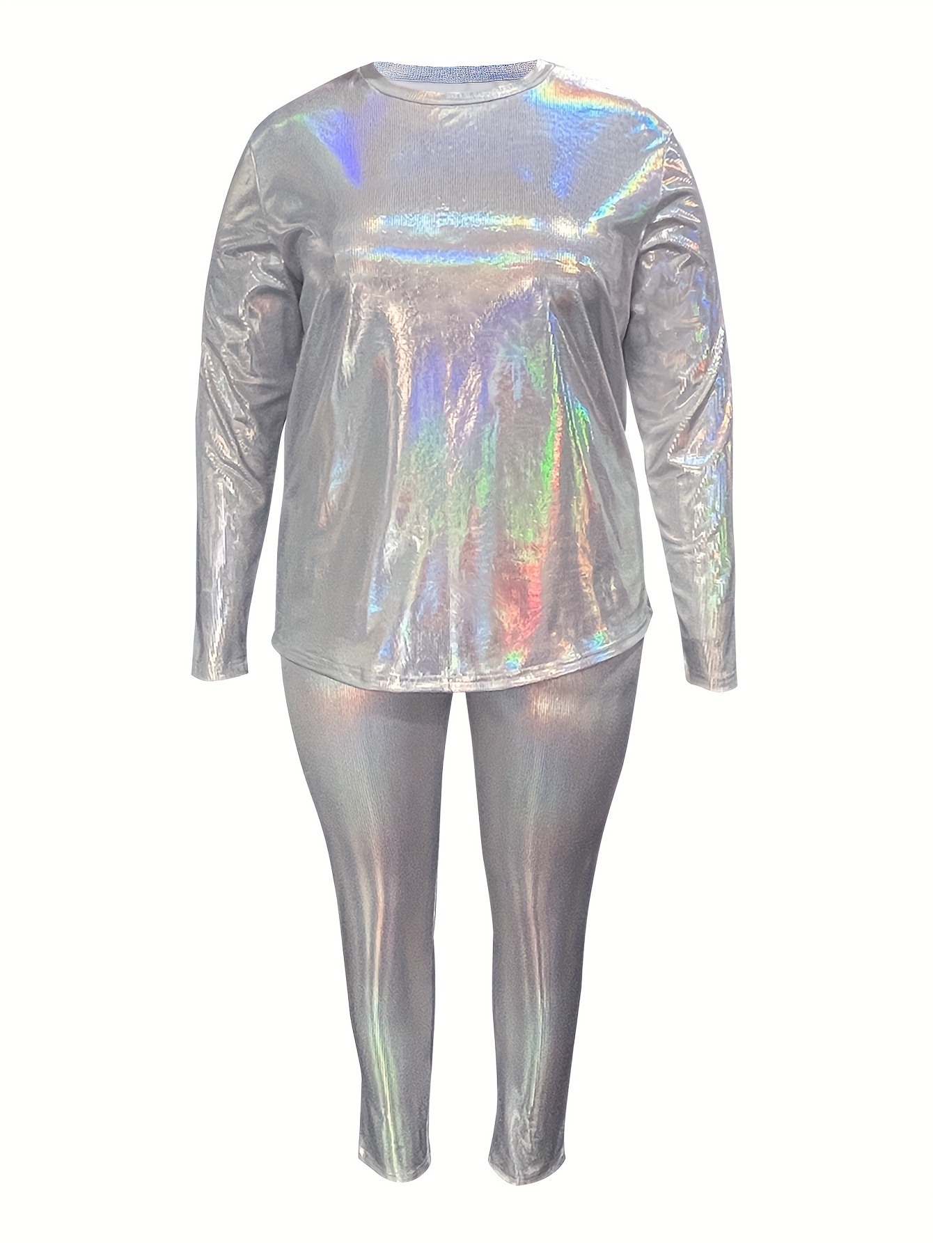 How to Wear Metallic Pieces  Outfits with leggings, Silver leggings outfit,  Silver leggings