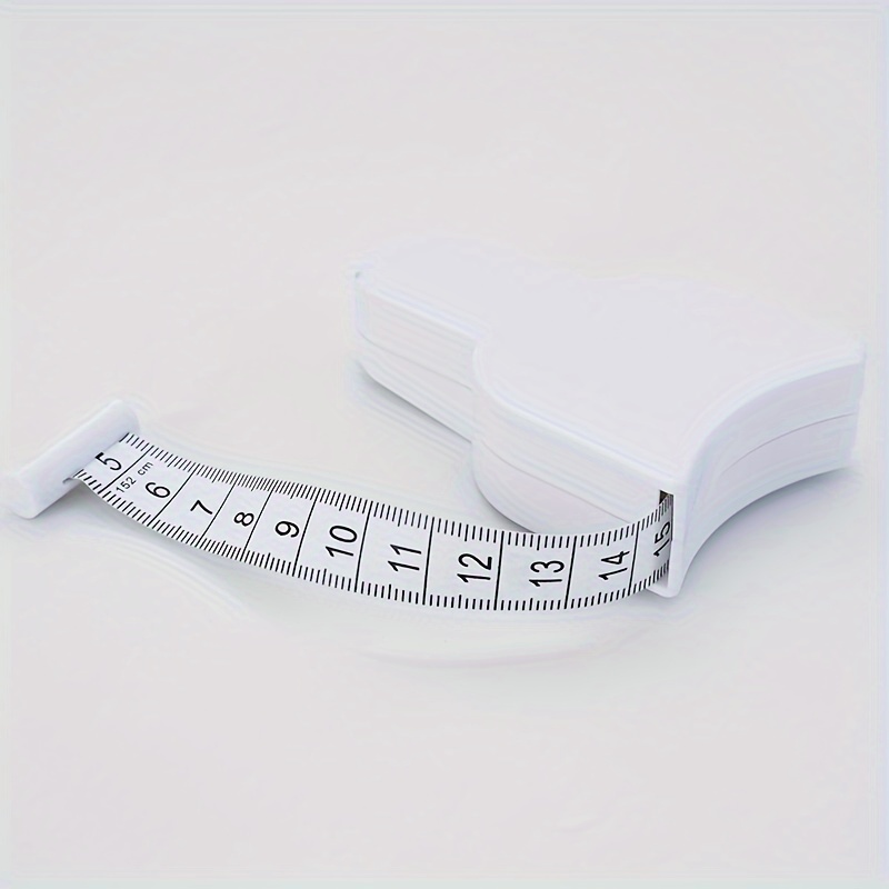 1pc Retractable Tape Measure For Body Measurements, White