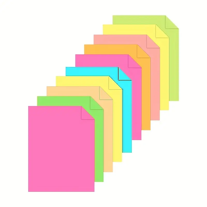 Neon Bright Fluorescent Colored Paper | 500 Sheets (8.5 x 11, Orange)
