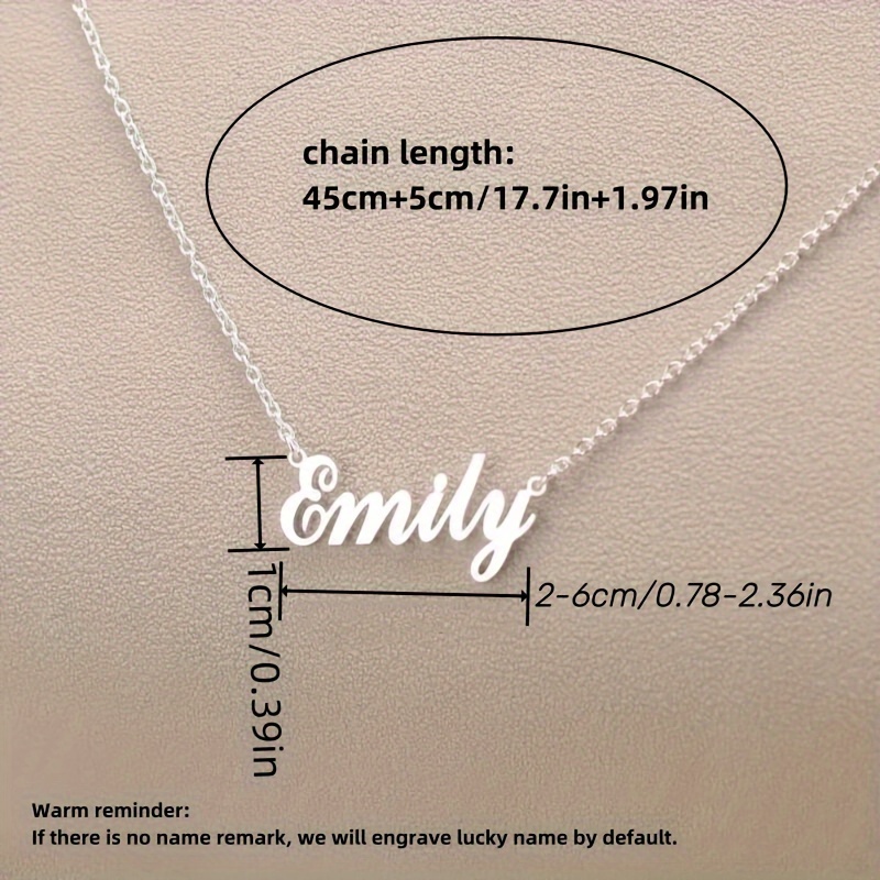 Dainty hot sale nameplate necklace