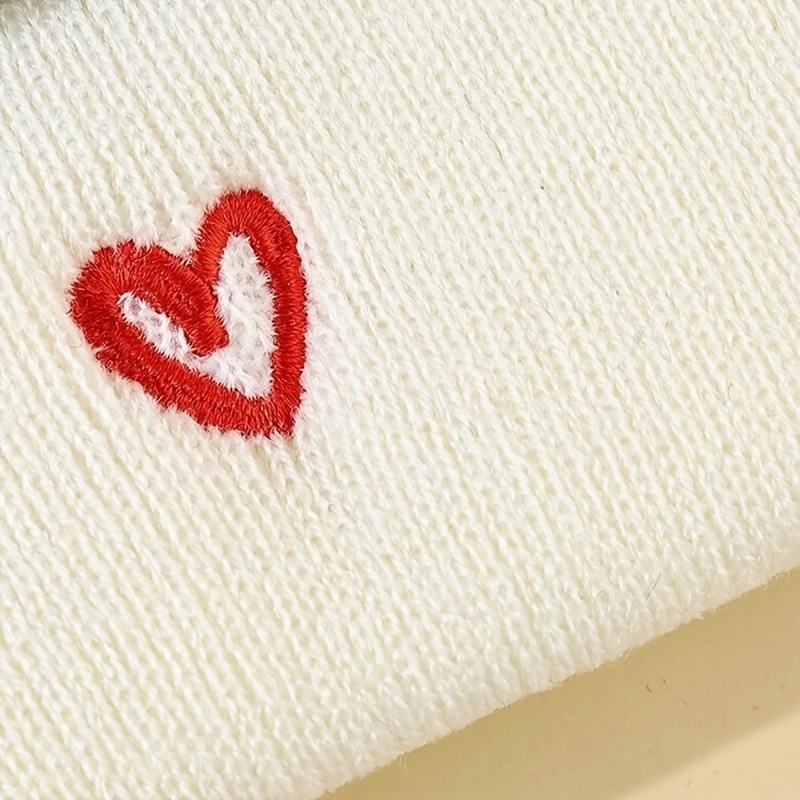 Winter Warm Lovely Beanie, Solid Color Knit Hat