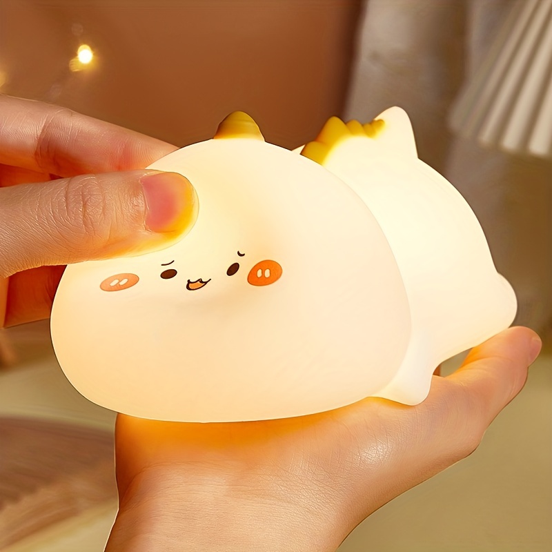 Cartoon Silicone Night Light Dinosaur Clapping Light