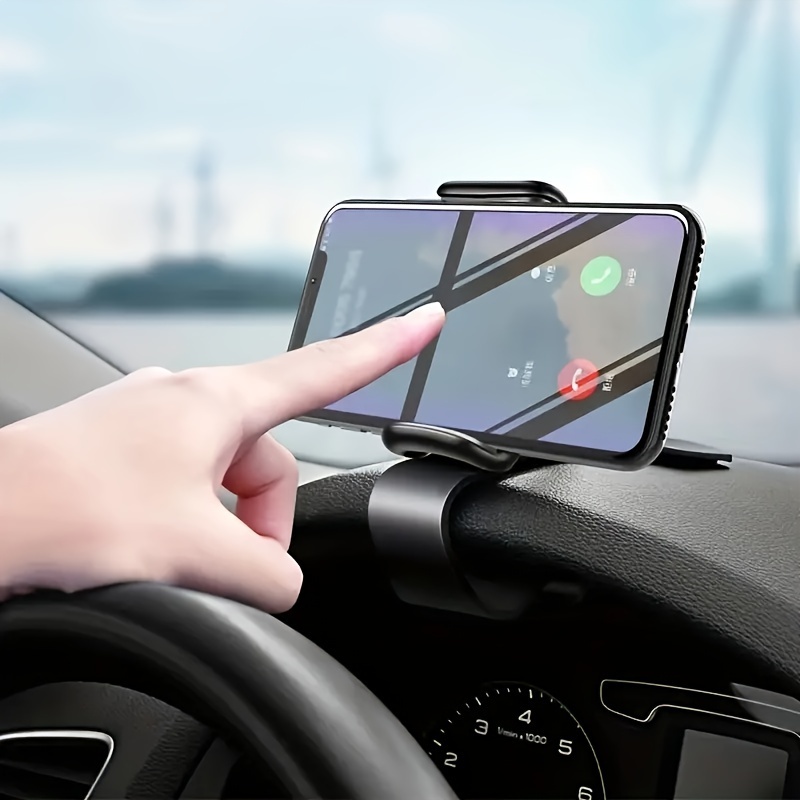 

360 Degree Rotating Car Phone Holder, Universal Handsfree Phone Holder For Car Dashboard, Light Barrier Car Holder For All Smartphones