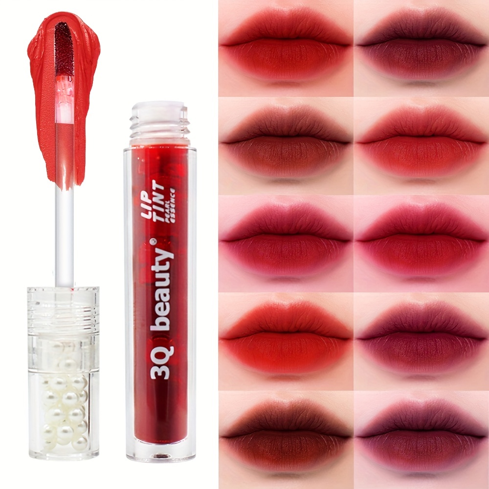 12-color Pearlescent Non-stick Cup Lipstick Water Solid Color Lip Glaze  Matte Not Easy To Fade Liquid Lipstick - Temu