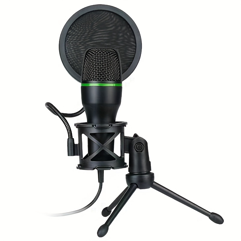 Gaming Microphone Kit podcast Condenser Usb Mic With Boom - Temu