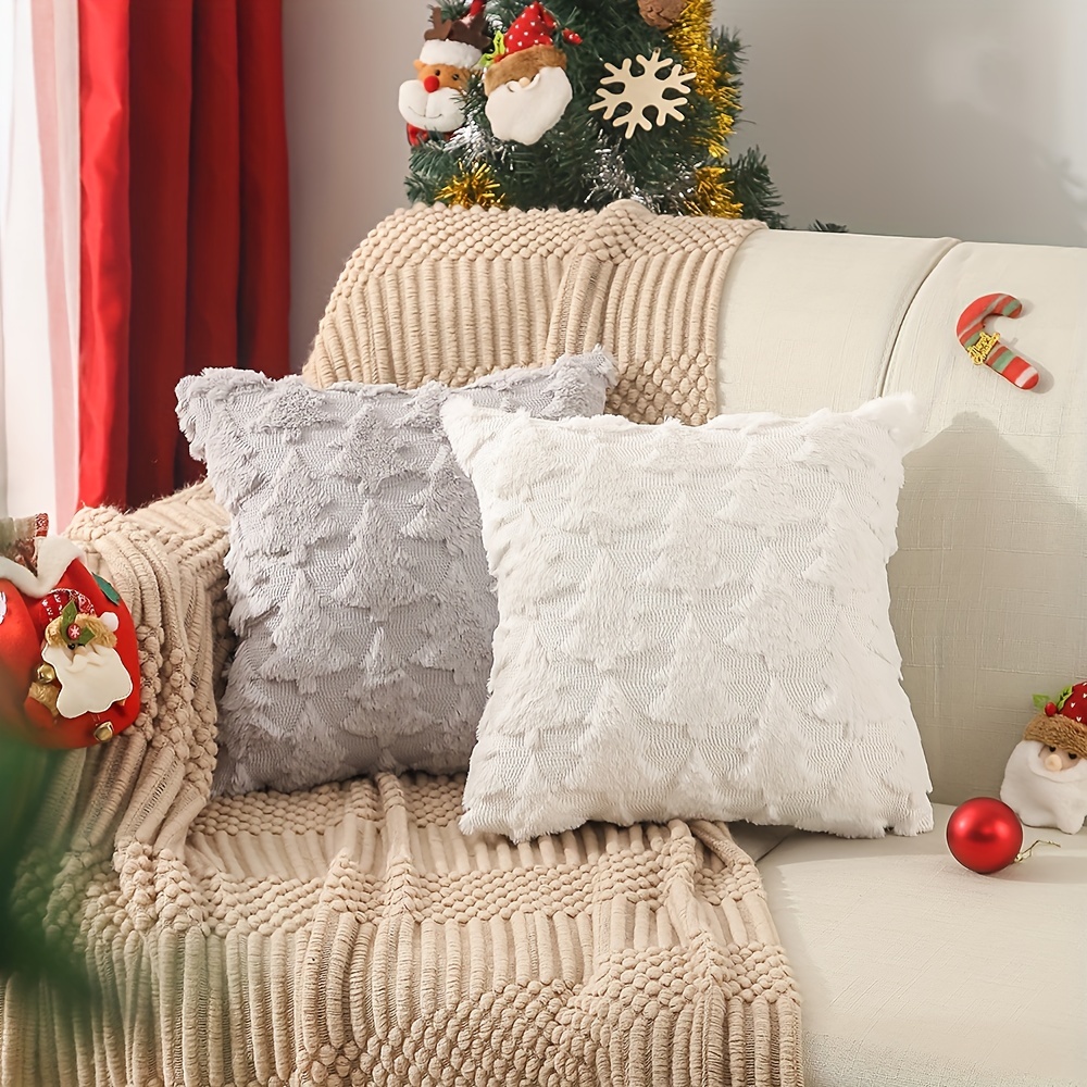 Taie d'oreiller décorative de Noël simple face avec poches, papa spinal,  grand-père, mère, anniversaire