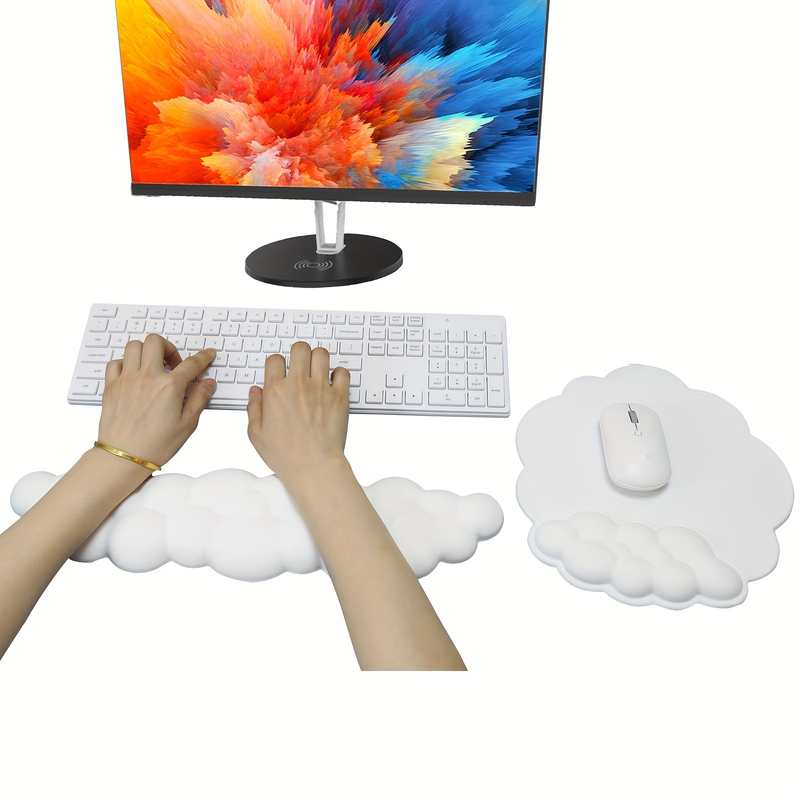 Gaming Mouse Pad Wrist Rest ergonomic Cloud Wrist Rest - Temu