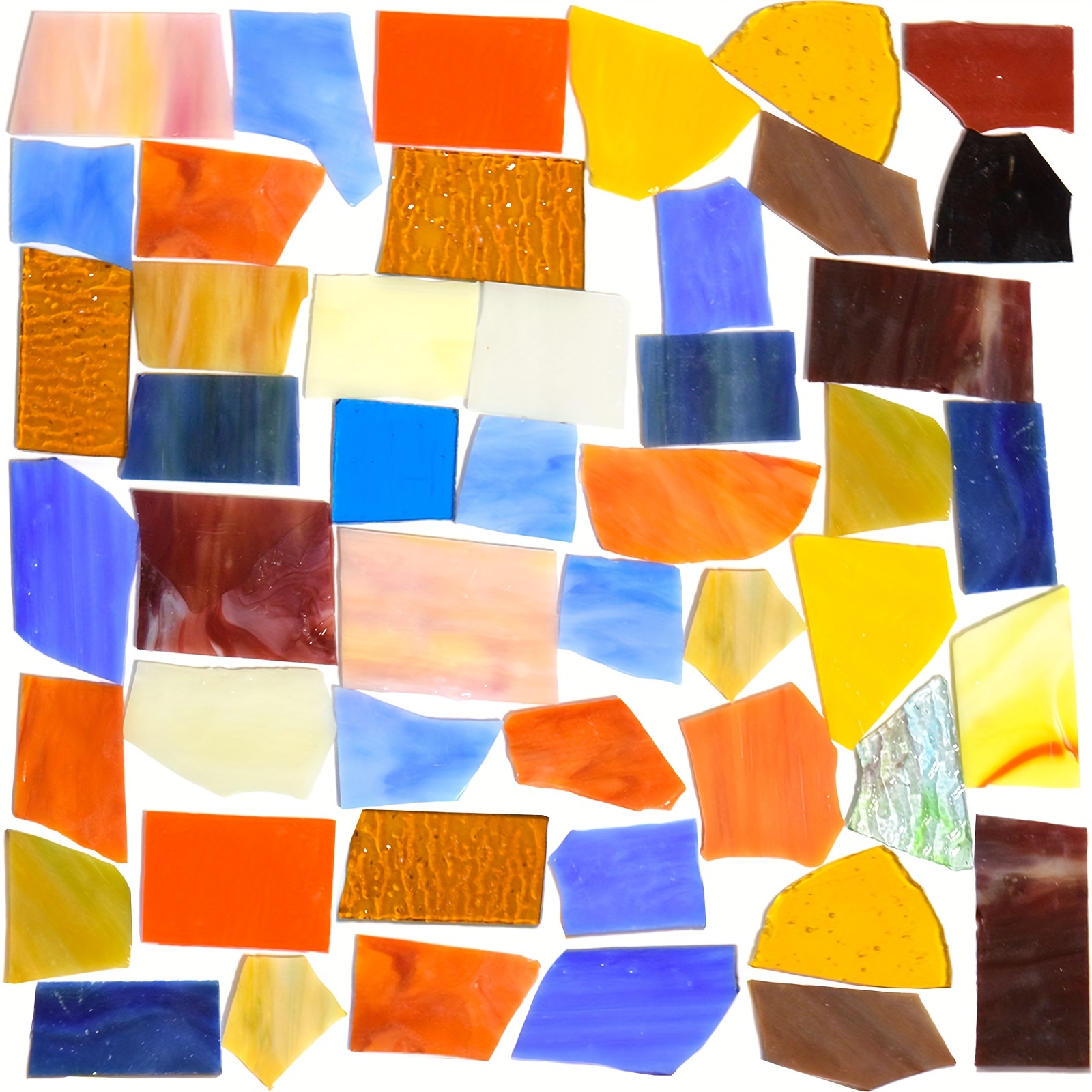 500g Mixed Color Mosaic Tiles Mosaic Glass Pieces Ceramic Mosaic