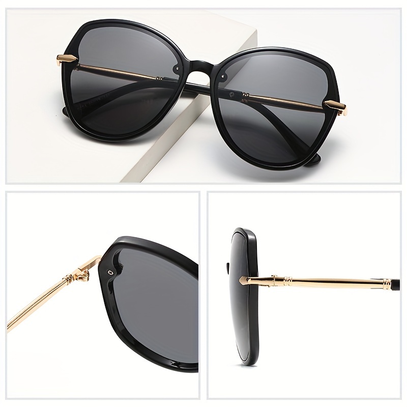   chic oval   fashion for women gradient lens semi rimless design with gift box   driving   details 1