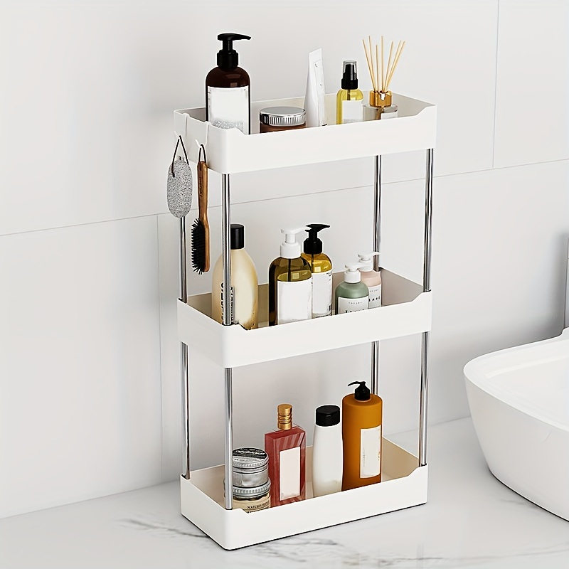 1pc Single Layer Clear Acrylic Storage Shelf For Bathroom, Toilet, Vanity  Organizing Skincare, Perfume, Etc.