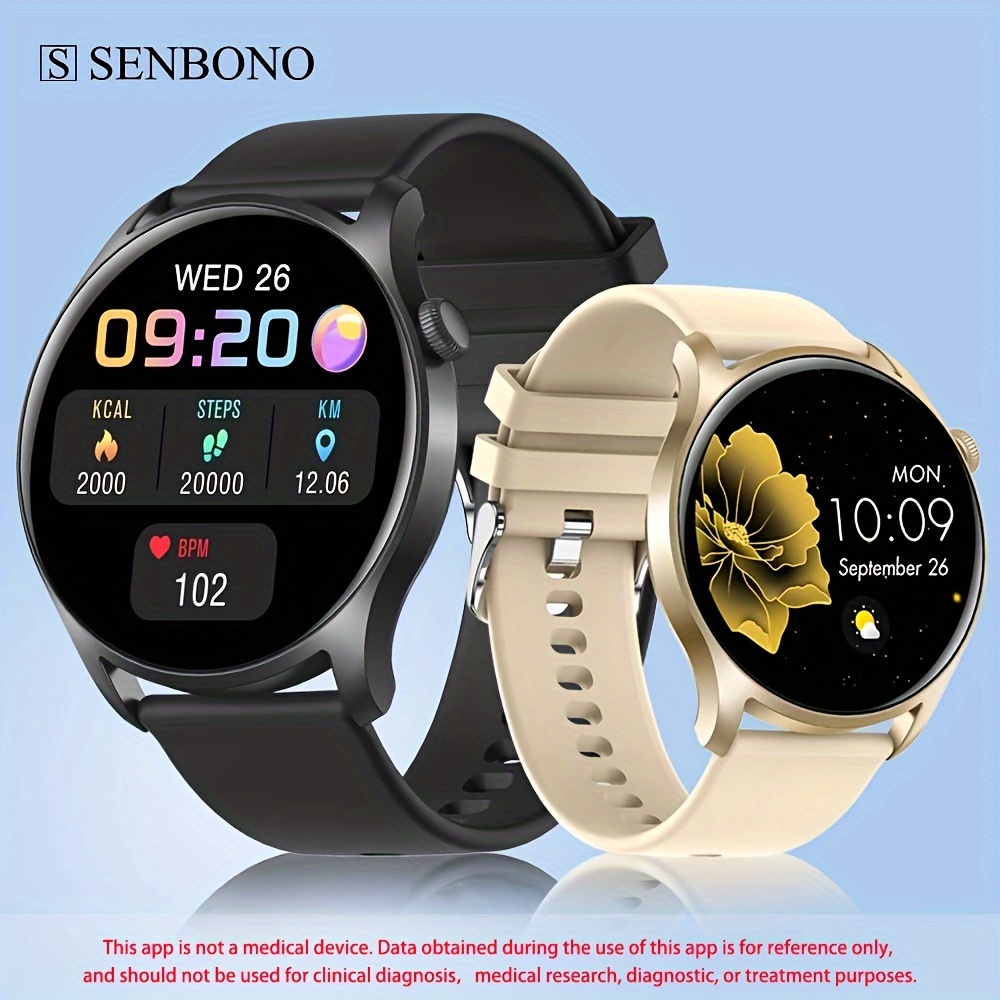 Smart Watch Compatible with iPhone Samsung Waterproof Smartwatch Sports Watch  Fitness Tracker Heart Rate Monitor Digital Watch Smart Watches for Men Women  