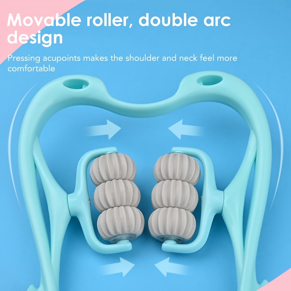 Handheld Neck Roller Massager For Relaxation And Muscle - Temu