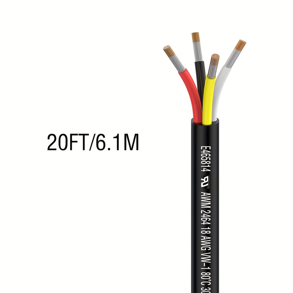 1pc 24awg 3×0.2mm2 50ft/15.3 Elektrokabel 3 Leiter - Temu Austria