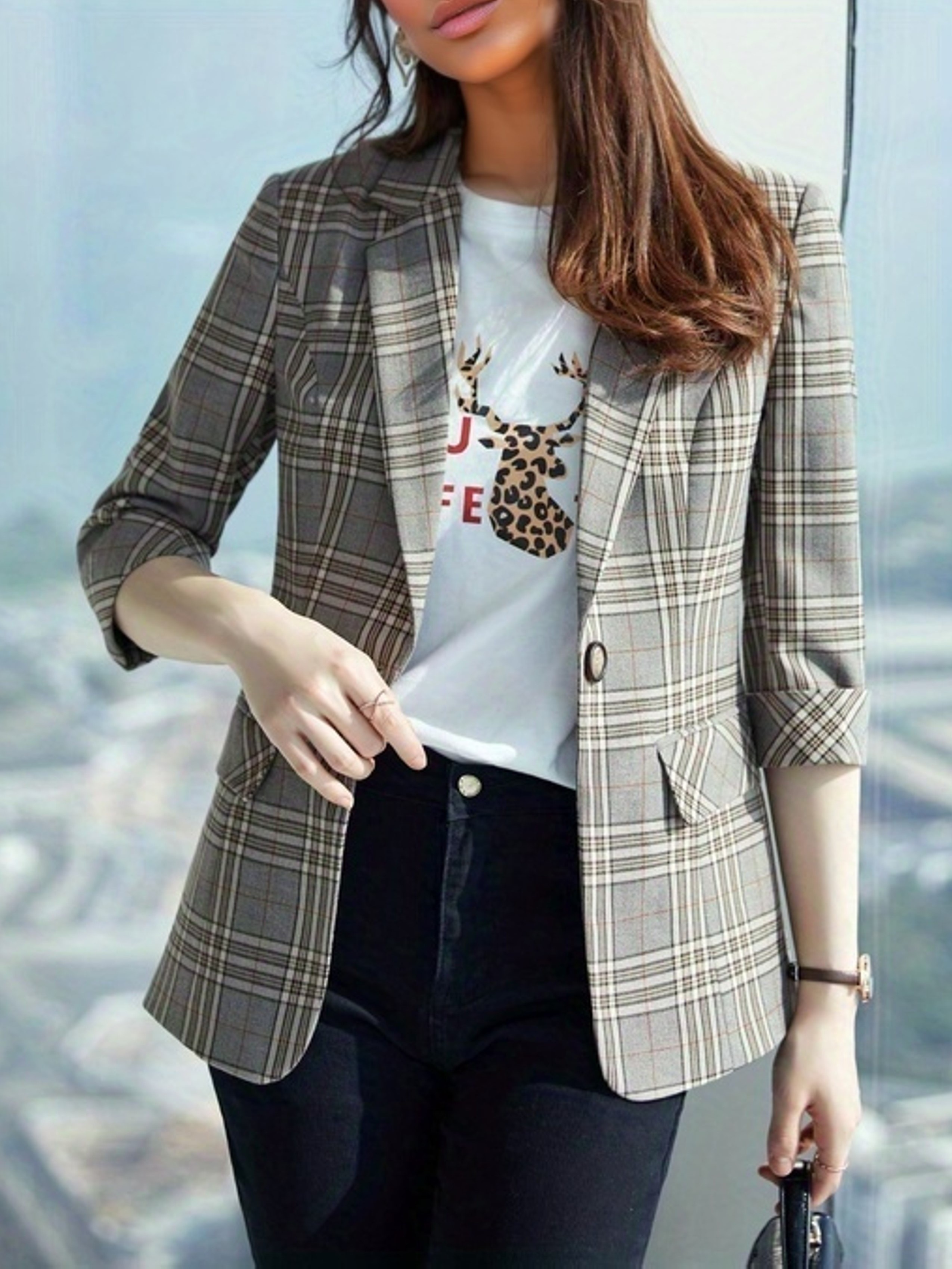 Plaid on sale blazer canada