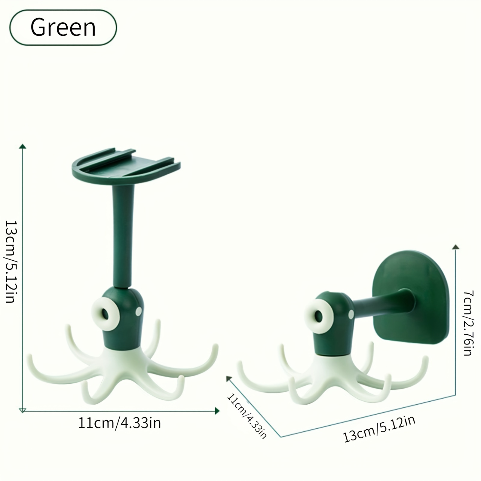 Creative Long Hook Octopus Octopus Wall Hook Sticky Hook - Temu