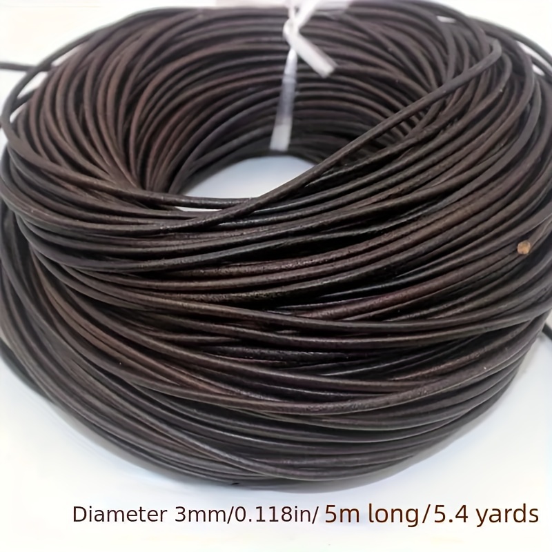 5.46 Size Nostalgic High quality Genuine Leather Rope Round - Temu