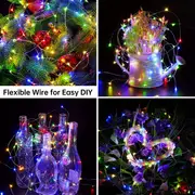 8 modes remote control waterproof usb led fairy lights for christmas wedding party home decoration 16 4ft 32 8ft 65 61ft twinkle star string lights details 6