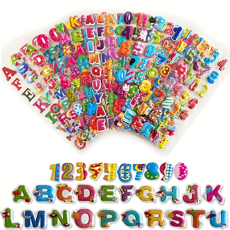3d bubble letter alphabet