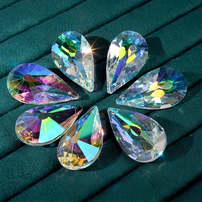 Attrape-soleil en cristal Swarovski en forme de diamant, décor de