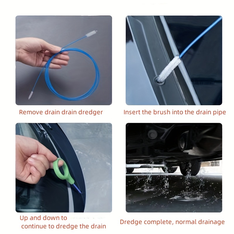 Car Sunroof Drain Cleaner Car Door Drain Cleaner - Temu