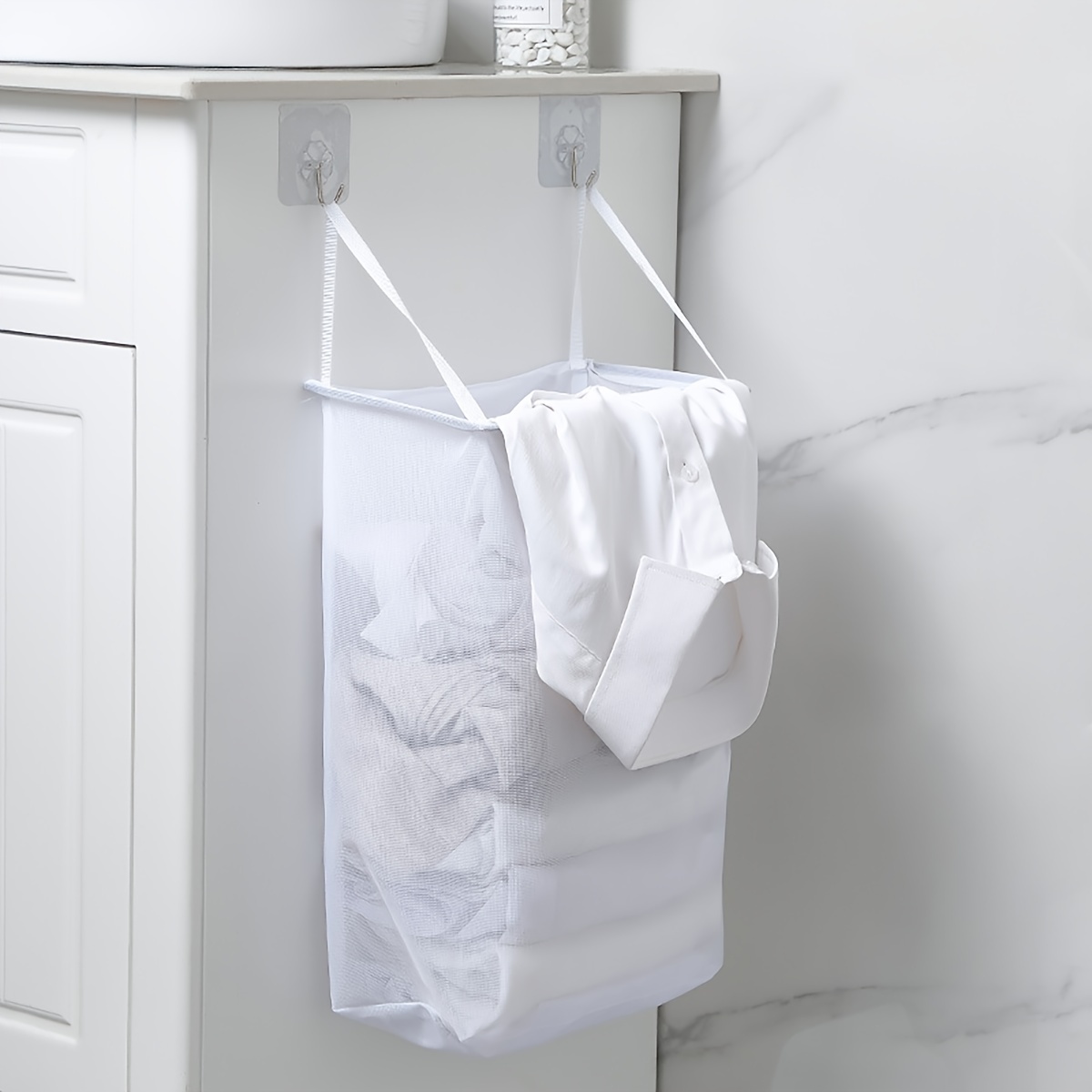 1 Cesta Plegable Para La Colada Con Marco Para Colgar Para Baño Y  Dormitorio, Almacenamiento Y Organización De Lavado> Cesta Para La Colada/ cesta Para Ropa Sucia, Mode de Mujer