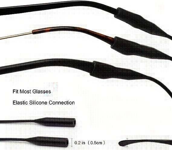 3 Stück Elastische Silikon brillenbandhalter Rutschfeste - Temu Germany